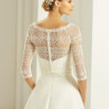 BIANCO EVENTO COTTON LACE BOLERO